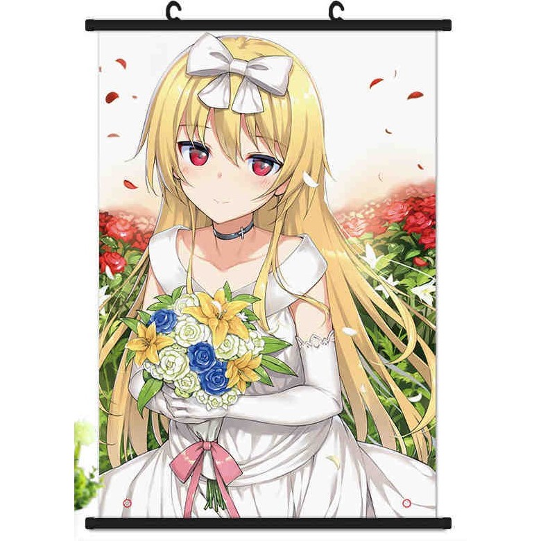 【部分現貨】平凡職業造就世界最強 掛軸40X60CM 不織布 月希婭 哈烏利亞緹奧庫拉 動漫週邊4