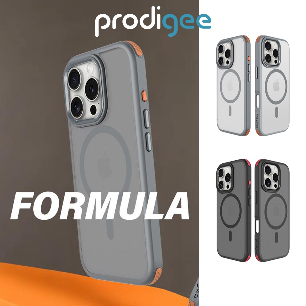 <Prodigee> iPhone 16 Pro/Pro Max Formula磁吸抗指紋耐衝擊手機殼 軍規防摔