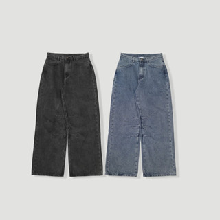 【QUEST】現貨 QUEST Baggy Barrel Jeans 水洗牛仔褲 2色