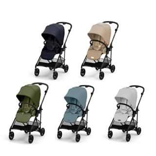 德國 Cybex Melio 超輕量雙向嬰兒推車- 碳纖維日本限定款/鈦灰管