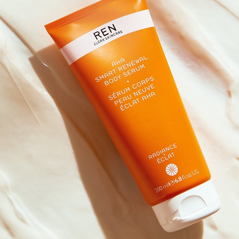艾蜜莉．英國 REN AHA乳酸果酸亮采去角質身體乳💫 200ml RENEWAL BODY SERUM英國代購保養熱銷