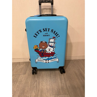 Line friends 熊大24吋旅行箱 全新