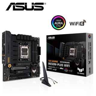 現貨】ASUS 華碩 TUF GAMING B650M-PLUS WIFI 主機板 AM5 四槽 mATX DDR5