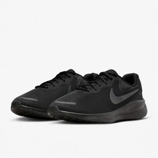 【NIKE】REVOLUTION 7 WIDE 慢跑鞋 寬楦 輕量 男款 黑-FB8501-001