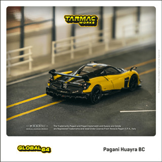 T64G-TL014-YL Pagani Huayra BC Giallo Limone