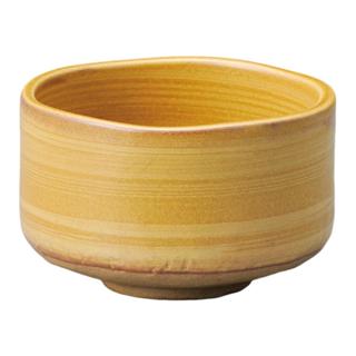 現貨～日本製 美濃燒 抹茶碗 黃色【天力日本代購】