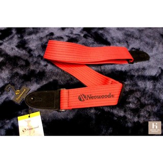 ▶合音樂器行◀ 全新 Neowood 純色系列背帶 木吉他/電吉他/電貝斯 賽車紅 (8色可選)