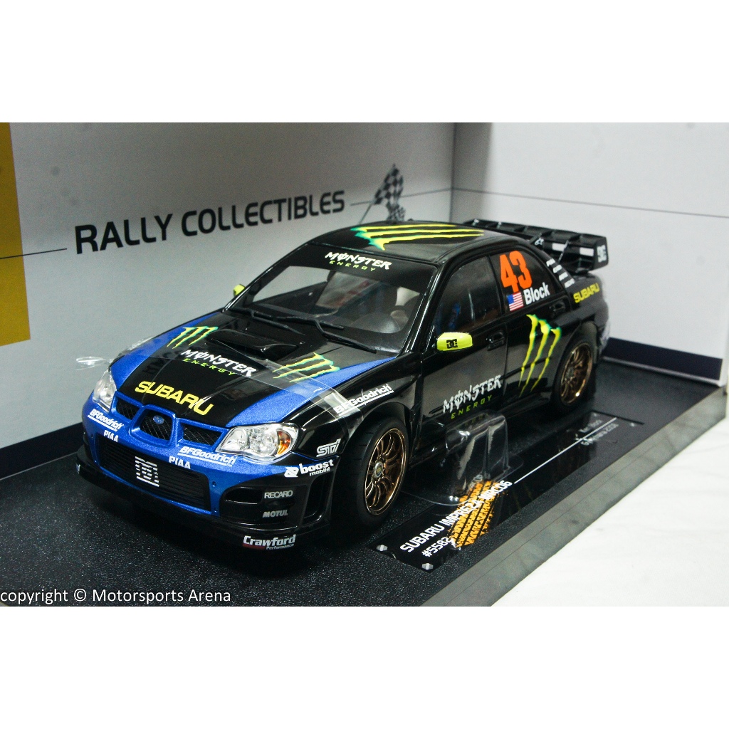【現貨特價】1:18 SunStar Subaru Impreza Wrc06 #43 2008 Ken Block