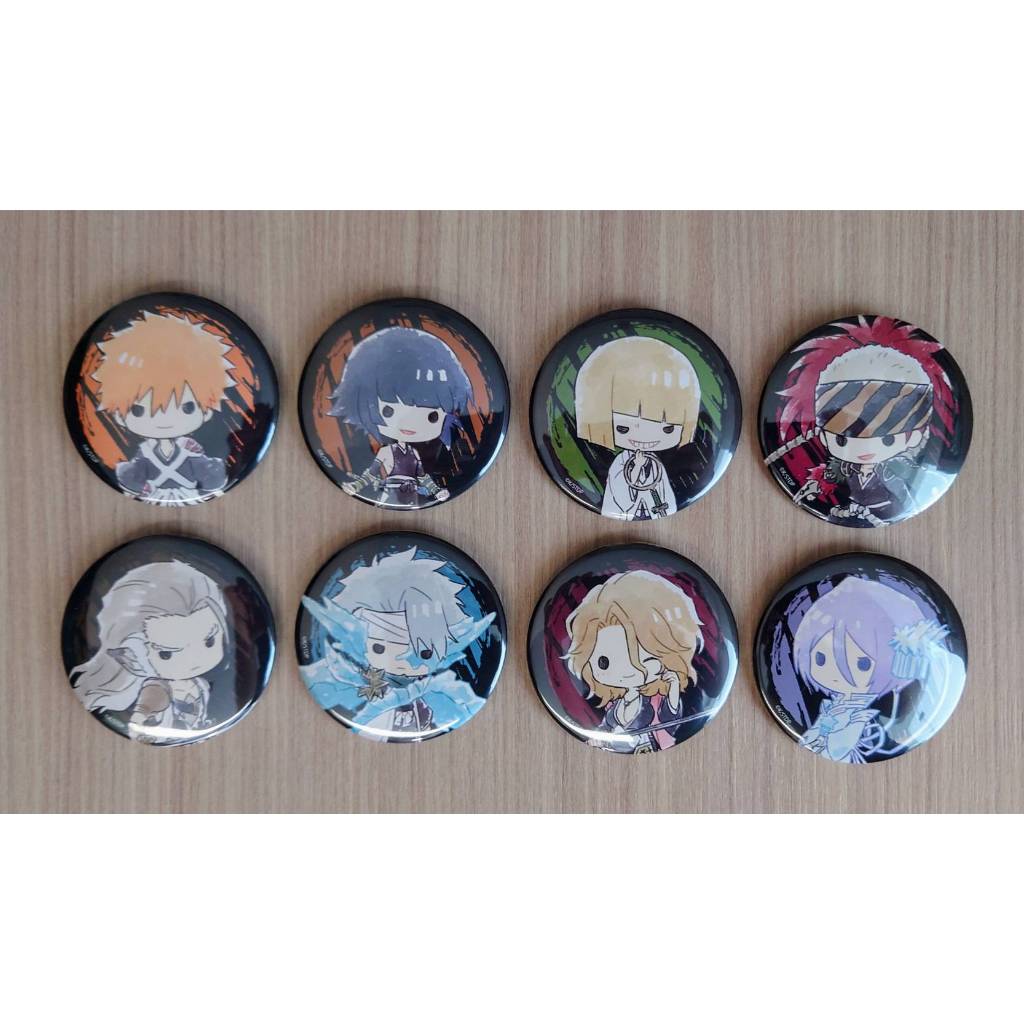 死神 BLEACH 日版 A3 千年血戰篇 塗鴉 徽章 一護 碎蜂 平子 戀次 狛村 冬獅郎 亂菊 露琪亞