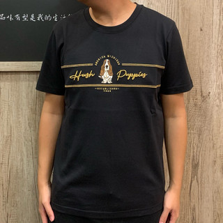 Trend國際精品✨Hush puppies 大耳狗草寫Logo短袖