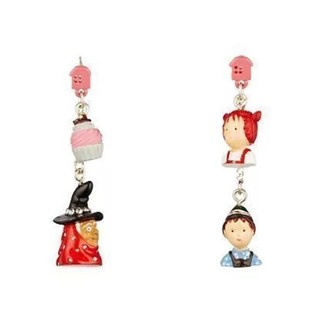 法國Les Nereides 法瑯童趣耳墜 糖果屋兄妹與巫婆