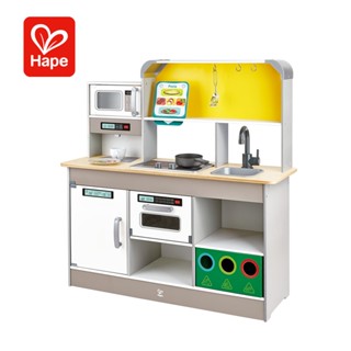 【德國Hape】多功能電動豪華烹調廚房組 玩具 兒童玩具 家家酒