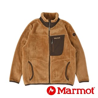 【Marmot】童絨毛立領保暖外套『淺棕』TSAKF104