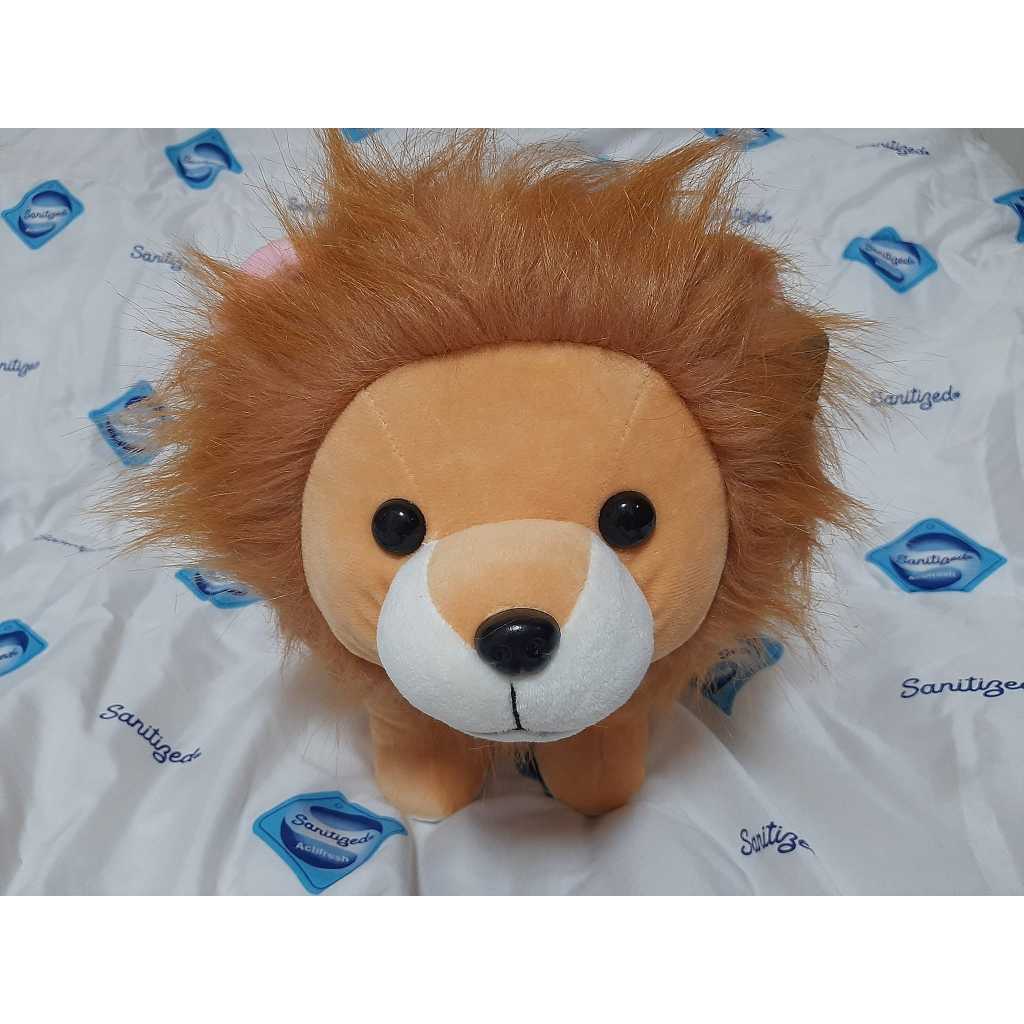 獅子玩偶 獅子玩偶抱枕 Q版獅子 獅子抱枕 12吋獅子絨毛玩偶 獅子布偶 安撫娃娃 情人節禮物 畢業 聖誕交換