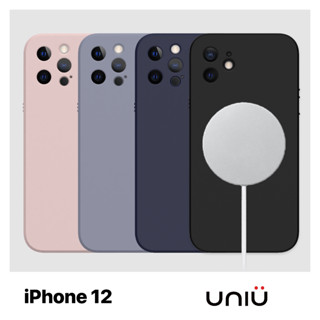 uniu® iphone 12 magsafe 系列｜neat 極簡點字矽膠防摔殼