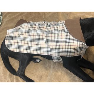 狗狗衣服 復古格紋 防風衣 寵物衣服 防潑水