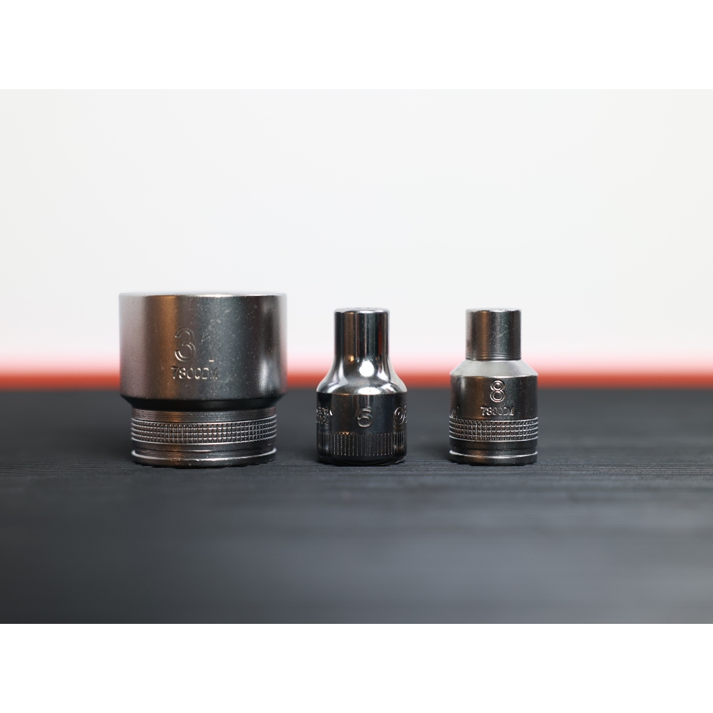 BAHCO 1/4" 兩分 12角套筒 (8-31mm) (7800DM-831SET)