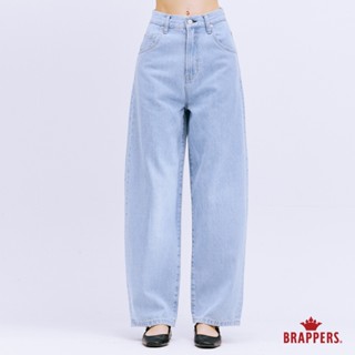 BRAPPERS 女款 Boy friend系列-全棉錐形牛仔褲-淺藍