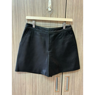 Charinyeh 葉珈伶 皮短褲 小羊皮 短褲 皮褲 黑