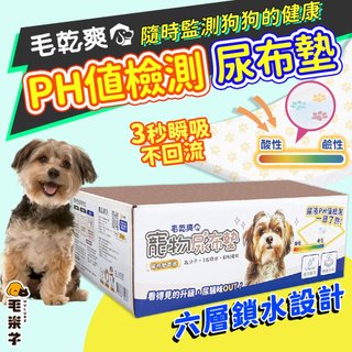 ⚡毛樂子寵物⚡【毛乾爽】PH值檢測尿布墊｜寵物尿布 狗尿布 除臭尿布 尿液PH值檢測 酸鹼測試尿布