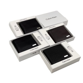 Calvin Klein 皮夾禮盒 現貨 CK 防盜 銘版 零錢袋 質感 真皮 禮盒 皮夾 短夾 送禮 錢包 @9041