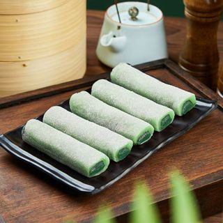 上海悅來齋紅豆沙打糕糯嘰嘰零食抹茶和風食品傳統白米糕點條頭糕300g/盒