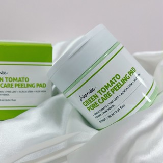 現貨 - 韓國 - J-IROMISE 綠番茄胜肽 毛孔緊緻亮白去角質棉片 - 60片入