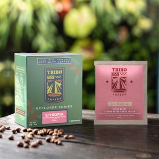 TRIBO COFFEE 衣索比亞 西達摩 班莎 橘光舞妓 蜜處理水洗 │淺焙 (濾掛式咖啡 5入; 10入盒裝)