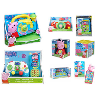現貨 全新正版 《蝦皮代開發票🧾》 Peppa Pig 粉紅豬小妹 佩佩/造型電話筒/聲光手機 /拍立得/咕咕鐘/收銀機