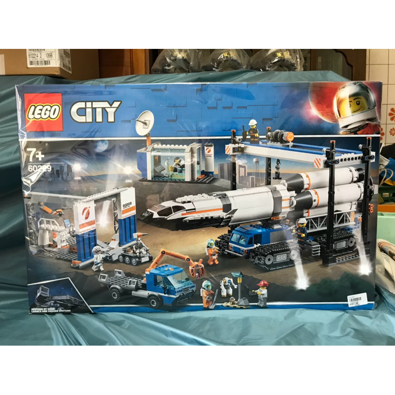 LEGO 60228 + 60229 CITY 城市系列 太空 重型火箭 火箭 基地 火箭裝配及運輸