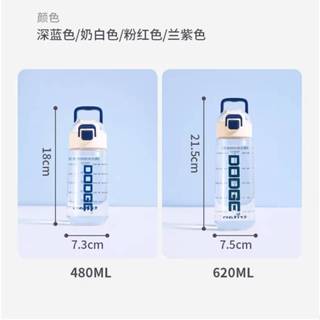 道奇大容量直飲水杯 運動水壺480ml 620ml兩種尺寸 tritan嬰兒奶瓶級材質 不含雙酚A