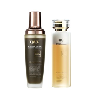 【TRUU童】2%水楊酸毛孔緊緻泡泡面膜+化妝水擇1（蜂王乳精華露／美白平衡露／舒緩原生露／煥顏精華露／全能滋潤精華露)