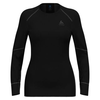 ODLO ECO X-WARM銀離子加強保暖圓領上衣 159221 女 黑