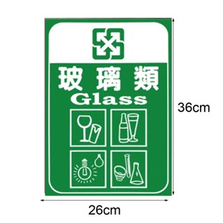 分類貼紙 玻璃類 另有其他款式貼紙 垃圾桶 分類回收 腳踏垃圾桶 公共裝置設施 環保分類 資源回收桶 環保回收箱 分類