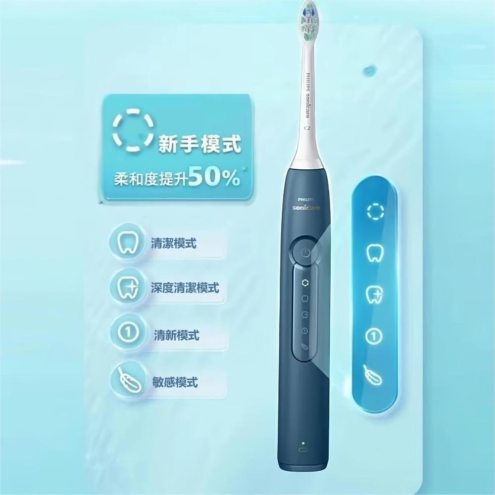 【Philips 飛利浦】聲波電動牙刷HX5181 藍色