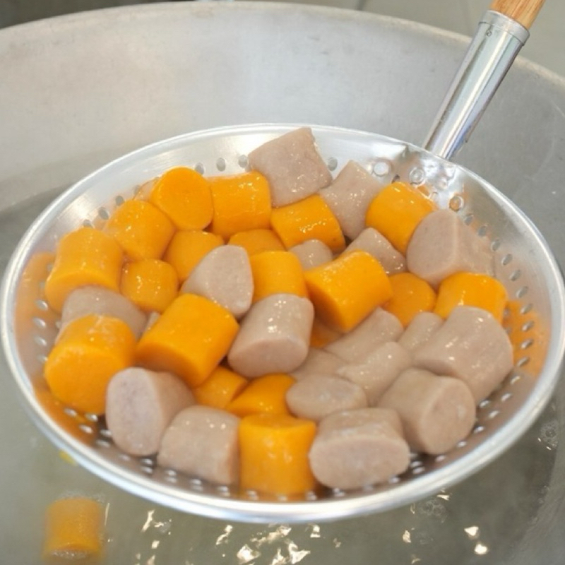 【伯宥水產】九份芋圓／地瓜圓／ 600g／ 甜湯／芋圓／芋頭／地瓜／蕃薯圓／仙草／燒仙草／冷凍