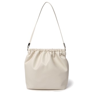 【SAMO ONDOH】Shoulder Plea Bag M - nappa ivory 臺灣唯一正版代理 現貨