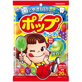 不二家 Fujiya 綜合水果棒棒糖 POP棒(20入)【食光機】