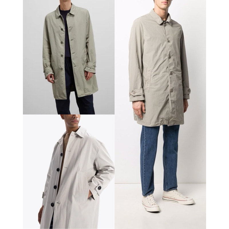 全新含吊牌歐洲品牌NEW LOOK純棉卡其長版外套 風衣 夾克 肩寬50 胸寬60 長91 袖長68 滿滿的細節