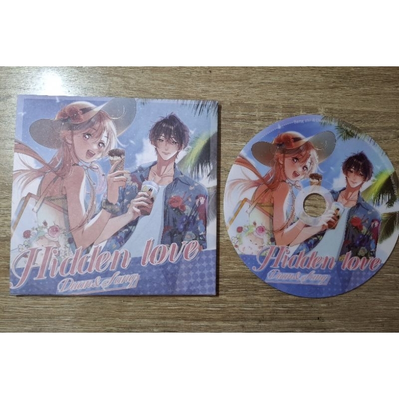 快看漫畫 偷偷藏不住 限定周邊 桑稚 段嘉許 雙面壓克力仿CD  現貨