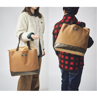 wbar☆日本L.L.Bean 咖啡色束口肩背托特包 單肩側揹包 大容量包包 運動包 束口購物袋 旅行袋