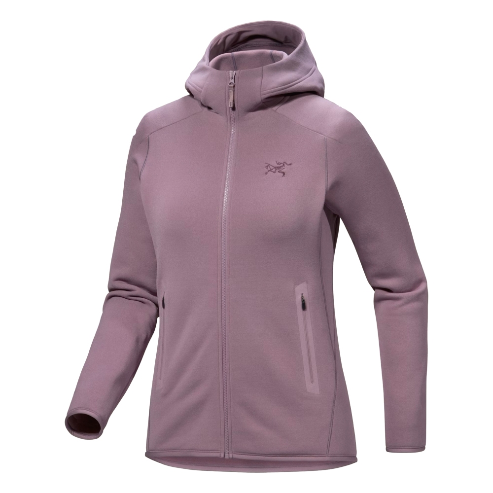 Arc'teryx 始祖鳥 女 Kyanite Hoody 刷毛外套 中層 外套 立領 星界紫 X000008535
