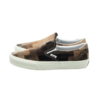 [unclev1966] VANS CLASSIC SLIP-ON 可可棕 美拉德格紋 學院風 秋冬 懶人鞋 滑板鞋