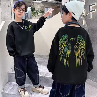 JUSTIN 臺灣現貨 兒童長袖 男童衛衣秋裝2024新款兒童打底衫男孩帥氣新款韓版中大童上衣