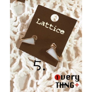 隨便賣啦！買二送一，Lattice 日本帶回，夾式耳環