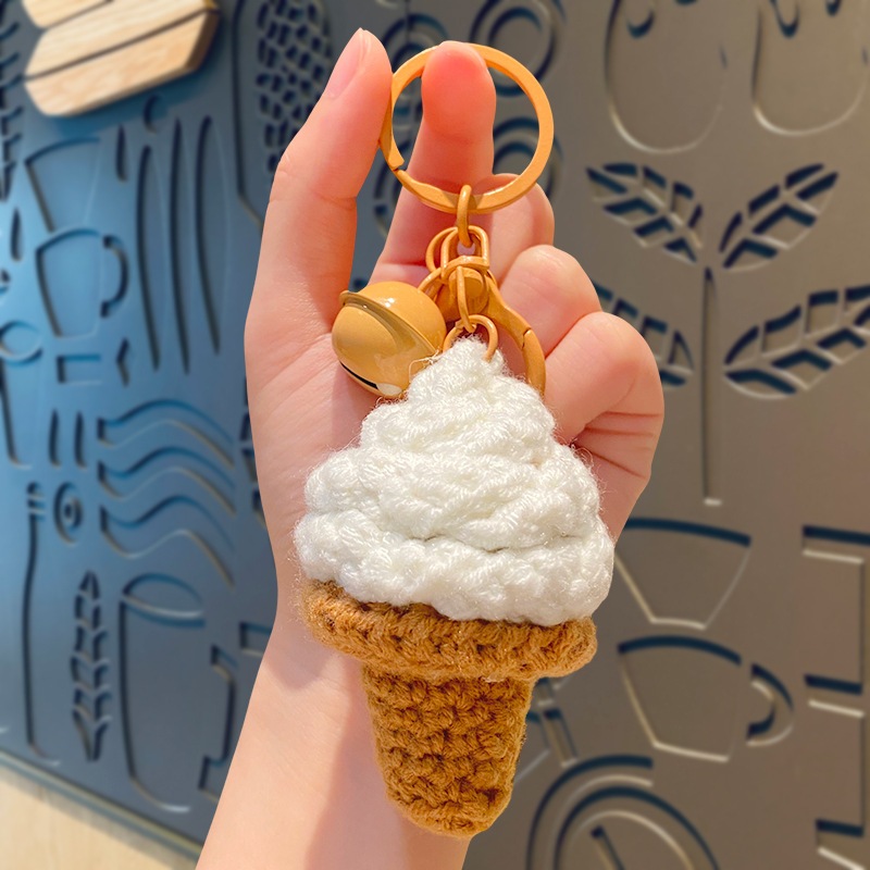 手作🧶勾針毛線🧶楓糖風味厚鬆餅🧶麥當勞薯條 蛋捲冰淇淋掛件 大麥克 賣脆雞 厚鬆餅堡 汽車鑰匙扣 公仔書包掛件🔥卡皮巴拉