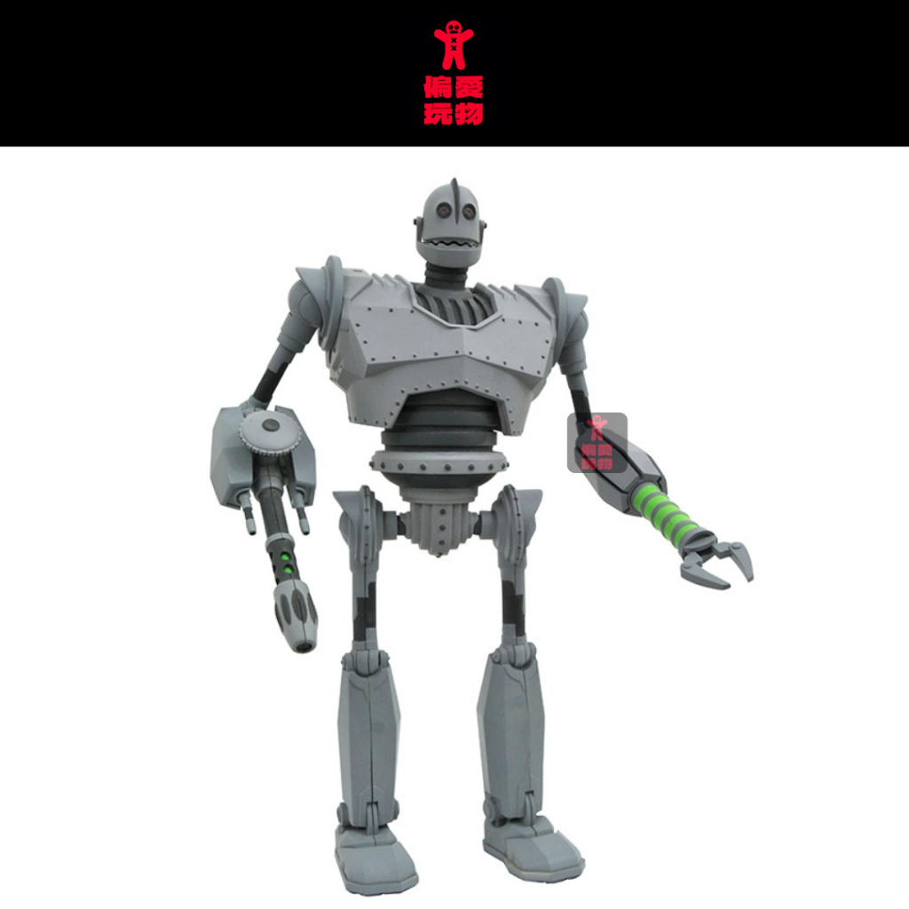偏愛玩物👾《鐵巨人 戰鬥模式》DST 正版 Iron Giant 華納 1999年 經典動畫 眼睛會發光 9吋 可動人偶