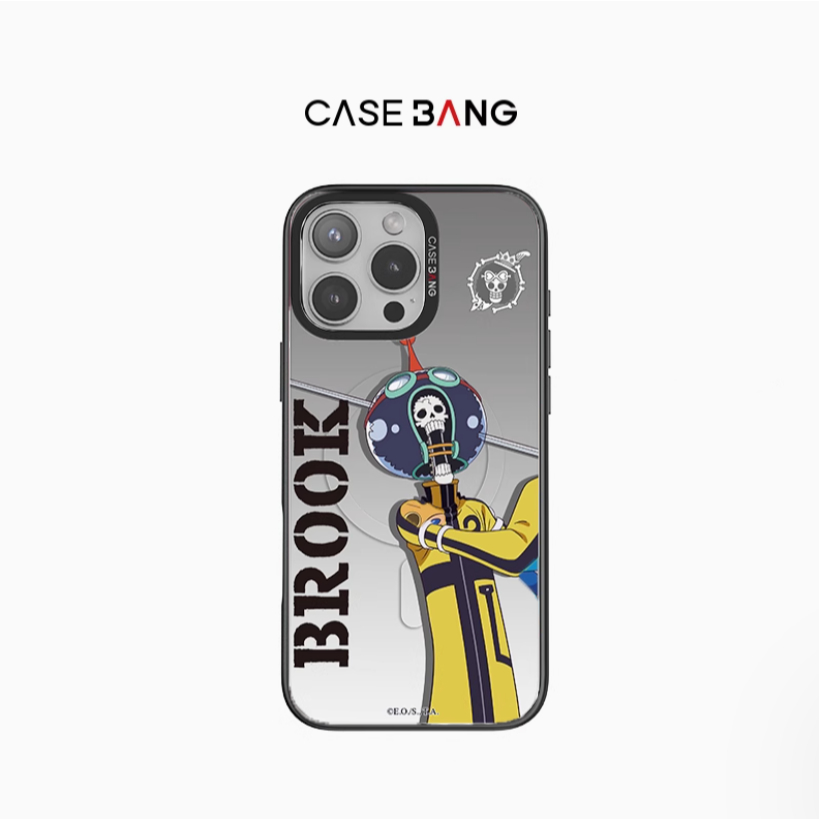 百變殼CaseBang X 航海王OnePiece 布魯克 聯名款 iPhone16/15/14/13三星S24/S25
