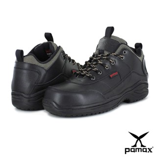 PAMAX 帕瑪斯-皮革製頂級超彈力氣墊防滑安全鞋/PA00101FEH/黑/男女尺寸/天然牛皮/專利防滑橡膠大底
