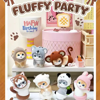 ✨現貨🦖Fantasy Toys潮玩🔥MINISO 貓福珊迪 毛茸茸派對系列 公仔 盲盒【TOY536】